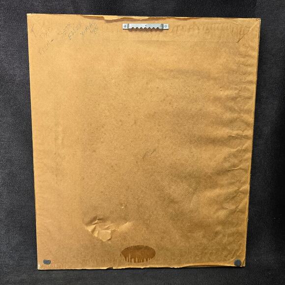 Vintage Hand Made Cross Stitch Wapiti Elk Inside a Wooden Hangable Frame - Picture 3 of 7